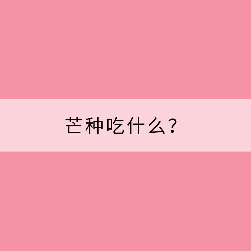 芒種吃什么？這里有“三寶”